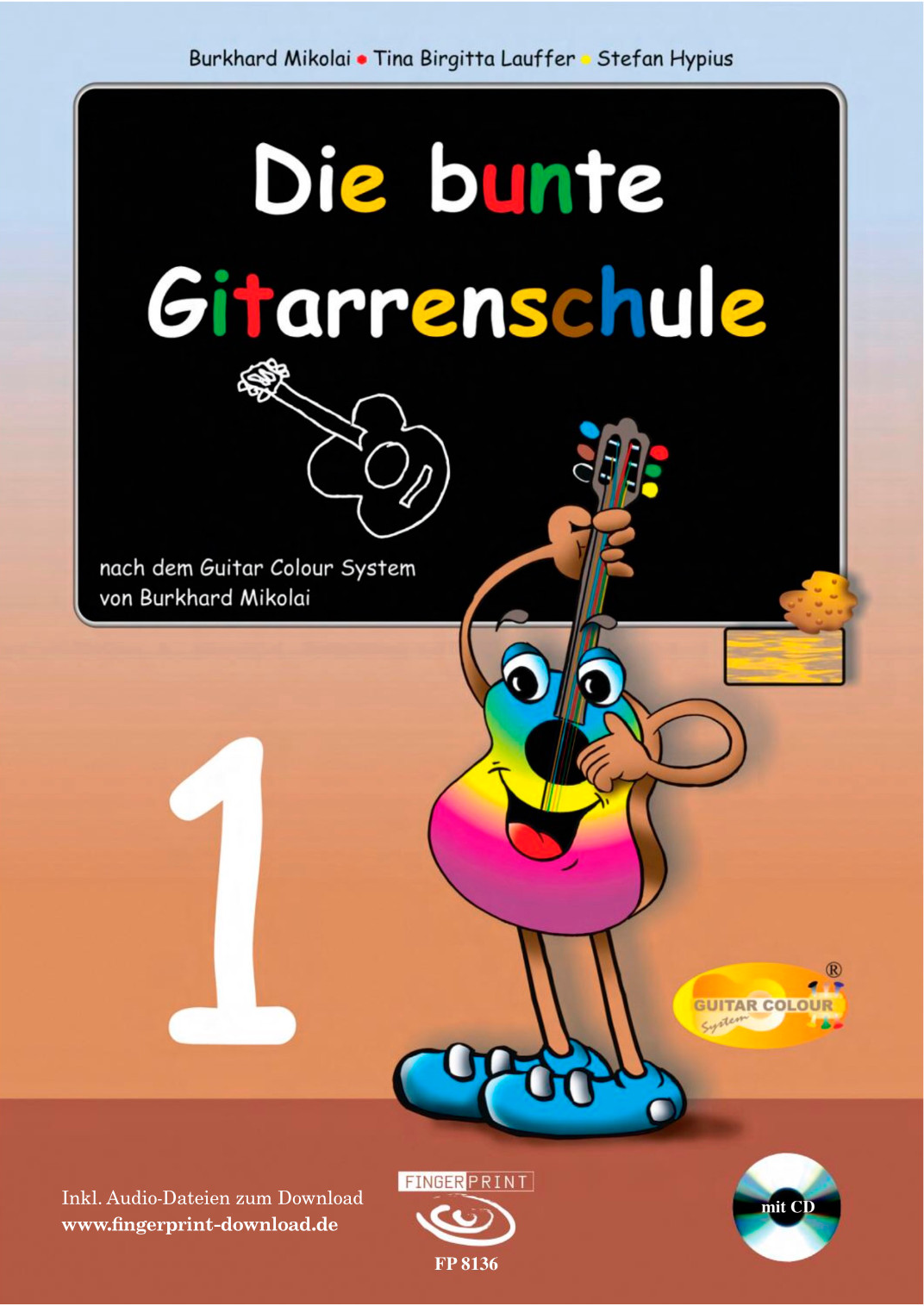 Cover von Die bunte Gitarrenschule Band 1